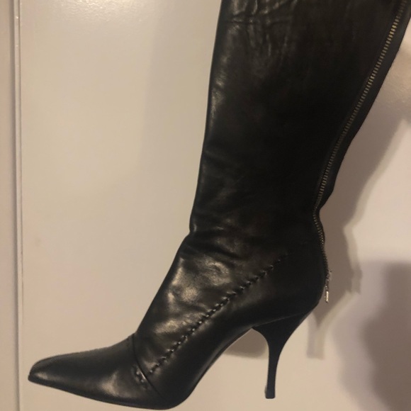 Black PRADA Boots, size 7 (only worn ONCE) - Picture 1 of 3